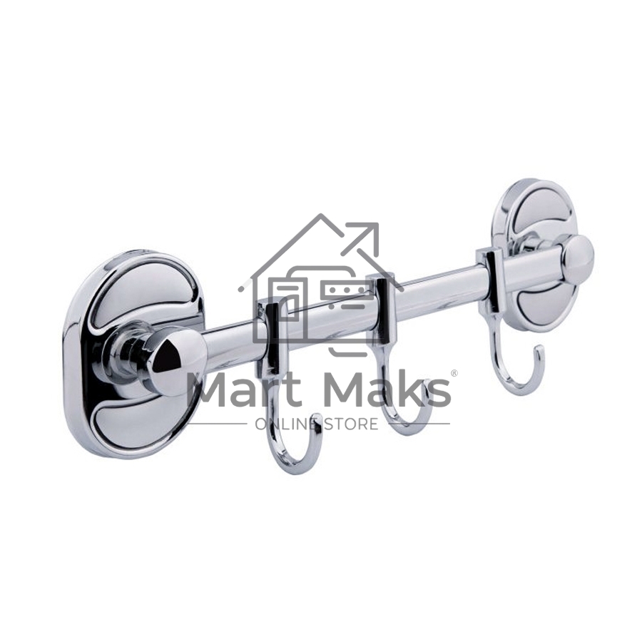 Крючок для полотенца Potato Genus P2914-3 3 крючка, хром