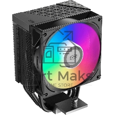 Кулер для процессора PCCooler R300 ARGB BK черный 92мм алюминий+медь 2200rpm 30db 4-pin 150W 133мм