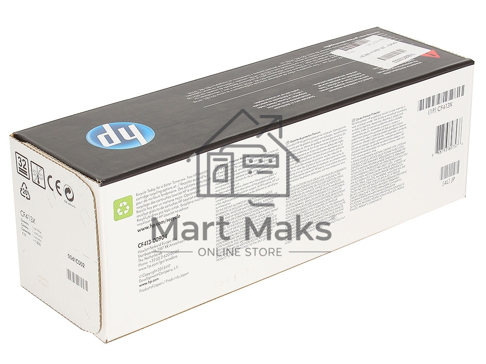 Тонер Картридж HP 410X CF413X пурпурный для HP LJ Pro M452/M477 (5000стр.)