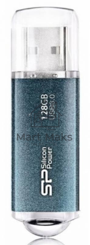 Флешка USB R/W Silicon Power USB Drive 128Gb Marvel M01 SP128GBUF3M01V1B USB3.0, Blue
