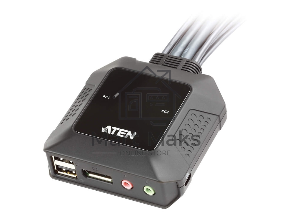 Переключатель ATEN 2 PORT USB DP KVM SWITCH.