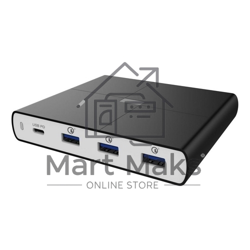 Сетевое зарядное устройство  ACD-P904U-V1B 90Вт, 4xUSB 1PD+3QC, 3.6~20В/4.35А(max) RTL
