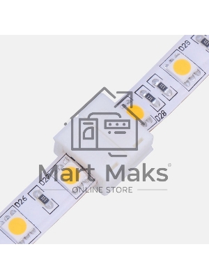 Коннектор стыковочный для одноцветных светодиодных лент с влагозащитой шириной 10 мм LAMPER