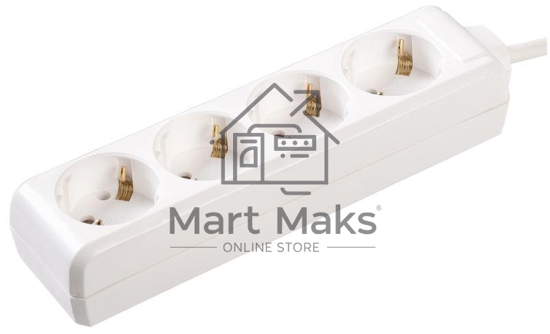 Удлинитель 4х5м с заземл. 16А IP20 У04 2P+PE ИЭК WYP10-16-04-05-Z-N