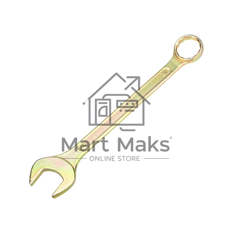 Ключ комбинированный Rexant 32 мм, желтый цинк