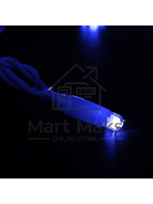 Гирлянда Neon-night Нить 10м, с эффектом мерцания, белый ПВХ, 230В, Синий