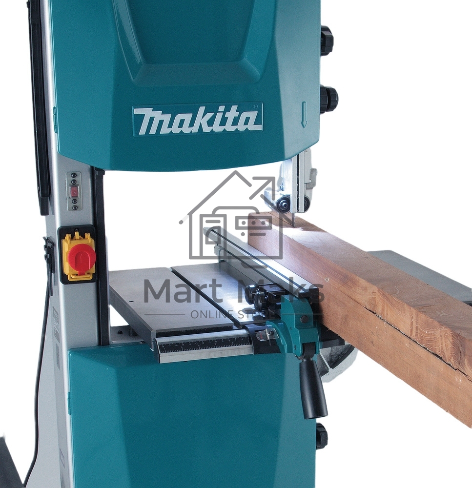 Пила Makita LB1200F ленточная [LB1200F] 900Вт,400\800м\мин,рез-165х305мм,81.2кг,кор,стол на ножках,подсв,угл направляющая+5полотен