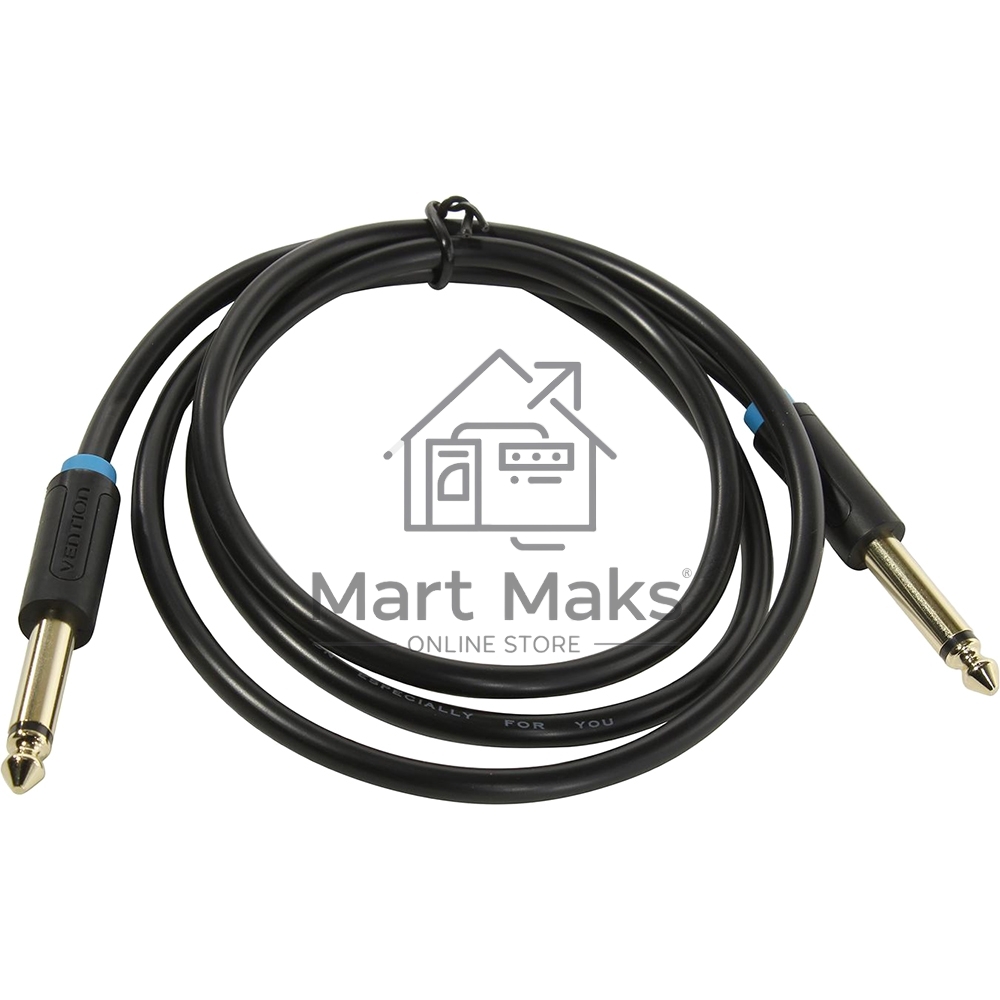 Кабель Vention аудио Jack 6,35 mm M/6.35 M - 1.5 м BAABG