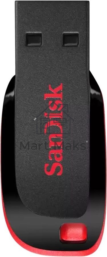 Флешка USB R/W R/W Sandisk 64Gb Cruzer Blade SDCZ50-064G-B35 USB2.0 черный/красный