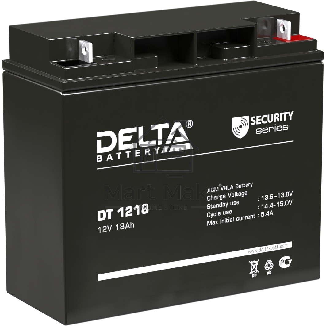 Батарея Delta DT 1218 (12V, 18Ah)