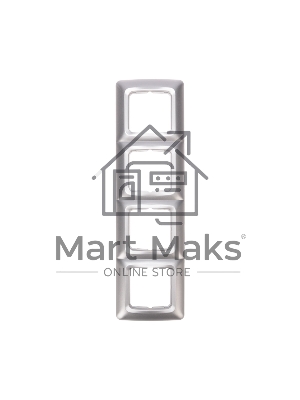 Рамка 4-я DEA горизонтальная Серебряный металлик KRANZ