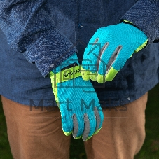 Перчатки садовые Luxe Palisad на липучке, силиконовое нанесение, размер 9