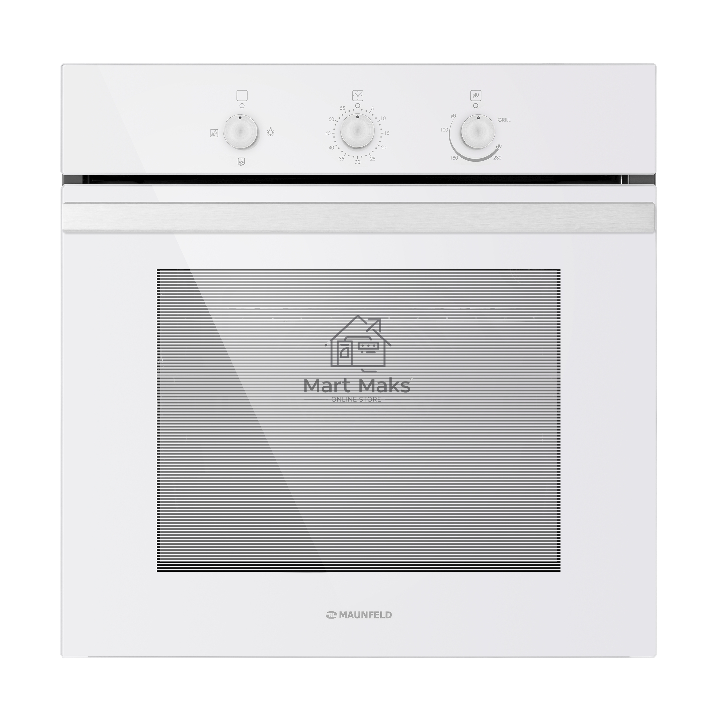 Шкаф духовой газовый Maunfeld MGOG.673W/ Газ, встраиваемый