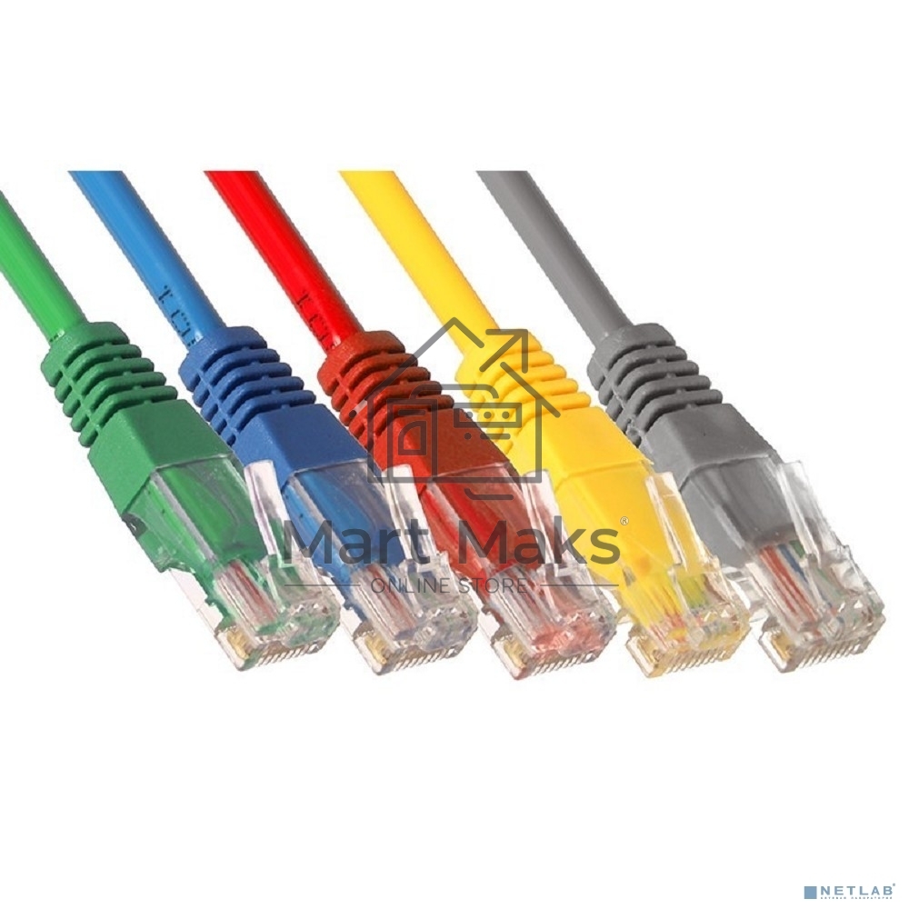 Патч-корд ExeGate UTP-RJ45-RJ45-C6-0,5M-BL, UTP, cat.6, 0,5м, синий