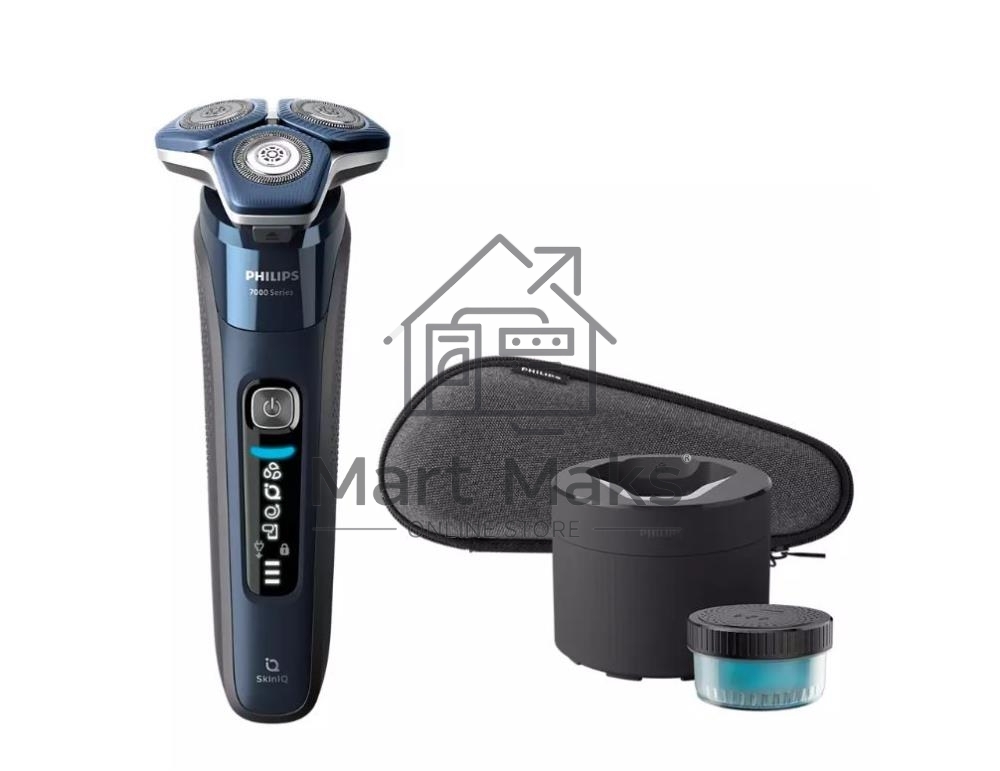 Электробритва роторная Philips S7885/50 реж.эл.:3 питан.:аккум. синий