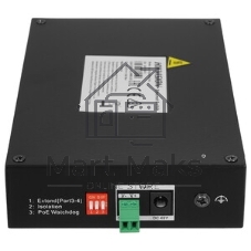 Коммутатор Hikvision DS-3T0306P 4x100Mb 2SFP 4PoE+ 120W неуправляемый