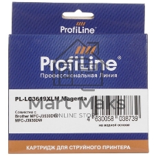 Картридж струйный ProfiLine PL-LC3619XLM для принтеров Brother MFC-J2330DW/J2730DW/J3530DW/J3930DW с чернилами Magenta