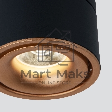 Светильник светодиодный стационарный DLR031 15W 4200K 3100 черный матовый
