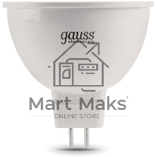 Лампа светодиодная Gauss Elementary MR16 11Вт 6500К GU5.3 850лм