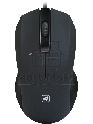 Мышь проводная Defender MM-310 черный, 1000 dpi, USB, кнопки - 3