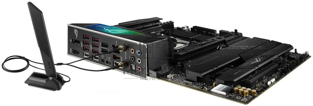 Материнская плата ASUS ROG STRIX X670E-F GAMING WIFI, AM5, AMD X670, 4xDDR5, 4xSATA, 4xM.2, 1xPCIe 5.0 x16, 1xPCIe 4.0 x4, 1xHDMI, 1xDP, 1x 2.5Gb LAN, 2xUSB-C 3.2 Gen 2, 2xUSB-C 3.2 Gen 2x2, 2xUSB-A 2.0, 7xUSB-A 3.2 Gen 2, 5x3.5 мм, 7.1, ATX
