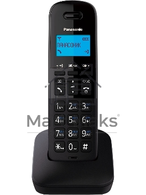 Телефон беспроводной (DECT) Panasonic KX-TGB610RUB черный АОН