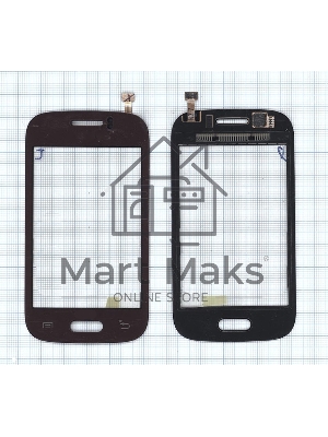 Сенсорное стекло (тачскрин) для Samsung Galaxy Young GT-S6310 GT-S6312 красное