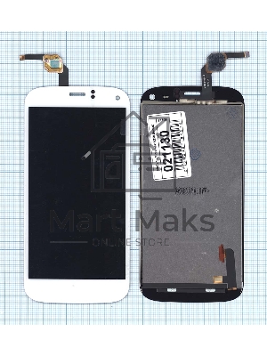 Дисплей для Micromax A250 Canvas Turbo белый