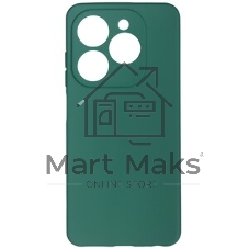 Чехол (клип-кейс) BoraSCO для Tecno Spark 20/20C/Go 2024/Pop 8 Microfiber Case зеленый опал