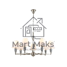 Люстра Ambrella light LH75256/7 SN/FR сатин никель/белый матовый E14*7 max 40W D860*520