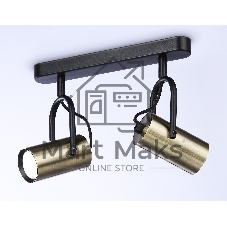 Светильник Ambrella light TA13194/2 BK/SB черный/бронза GU10/2 max 12W 260*100*195