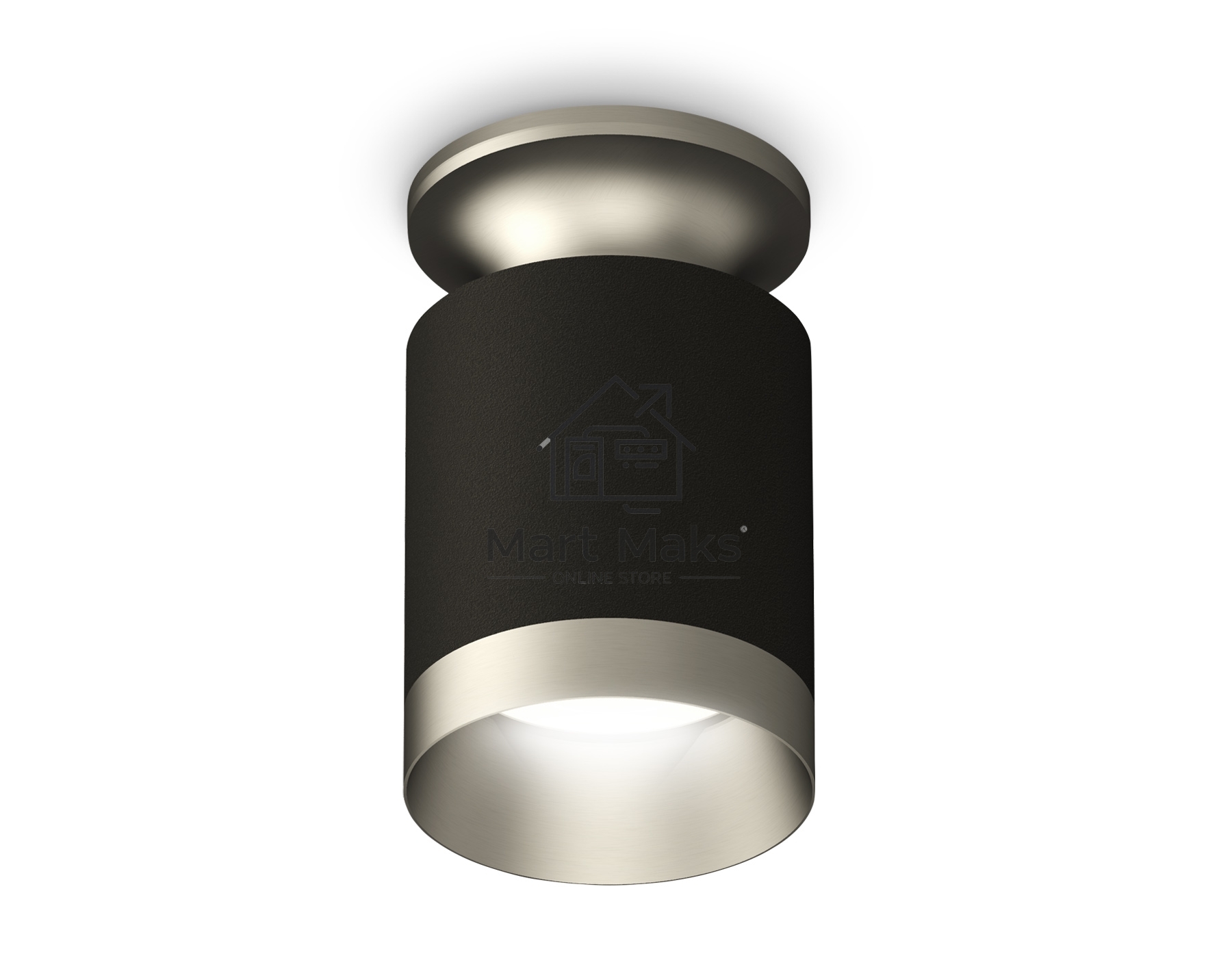 Светильник Ambrella Light XS6302140 SBK/MCH черный песок/хром матовый MR16 GU5.3 (N6904, C6302, N6133)