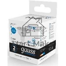 Лампа светодиодная Gauss Elementary MR16 11Вт 6500К GU5.3 850лм