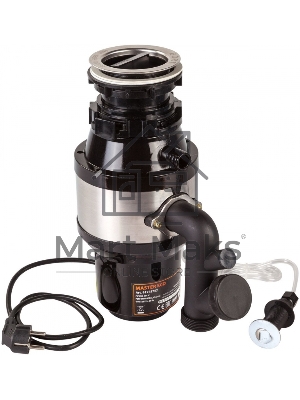 Измельчитель пищевых отходов Bort MASTER ECO (91275752) Число ступеней измельчения 2 ; Система шумоизоляции Да ; Мощность 390 Вт; Объем камеры 1000 мл; Материал камеры Металл ; Система защиты от перегрузки и заклинивания; Скорость холостого хода 2600 об/м