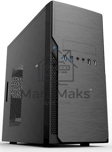 Компьютерный корпус с блоком питания 450Вт. Case Foxline mATX, 450W, 2xUSB3.0, 2xUSB2.0, powercord