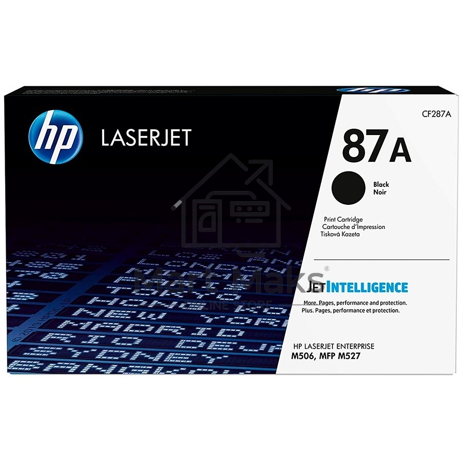 Тонер Картридж HP 87A CF287A черный для HP LJ Ent M506/M527 (9000стр.)