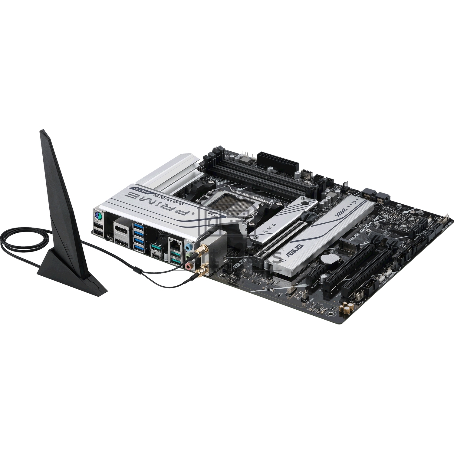 Материнская плата ASUS PRIME X670-P WIFI, AM5, AMD X670, 4xDDR5, 6xSATA, 3xM.2 PCIe 5.0 x4, 1xPCI-E 4.0 x16, 2xPCI-E 4.0 x4, 1xPCI-E x1, 1xHDMI, 1xDP, 1xUSB-C 3.2 Gen 2x2, 3xUSB 3.2 Gen 2, 4xUSB 3.2 Gen 1, 1x 2.5Gb LAN, 3x3.5 мм, 7.1, ATX