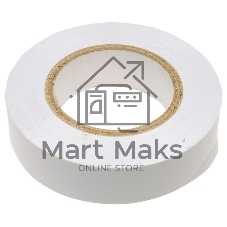 Изолента Сибртех ПВХ, 19 мм х 20 м, белая