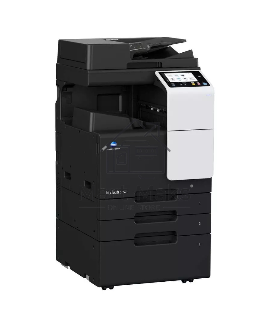 МФУ лазерный Konica Minolta Bizhub C257i (ACVD021), A3, цветной, печ. 25 стр/мин (A4) 12 стр/мин (A3), скан. до 55 стр/мин., 1800 x 600 dpi (печать) 600 x 600 dpi (скан.), USB, Ethernet, без картриджей - установка и запуск специалистом АСЦ