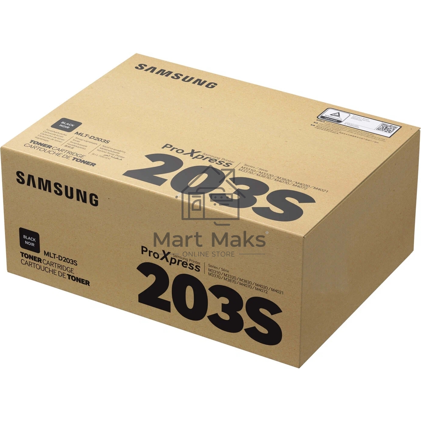 Тонер Картридж Samsung MLT-D203S/ SU909A черный (3000стр.) для Samsung SL-M3820/3870/4020/4070