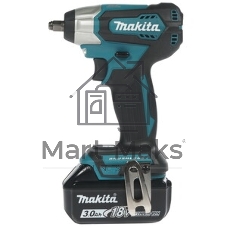 Гайковерт акк MAKITA DTW180RFE б\щет, 18В, 2x3Ач, Li-ion, 3600у\м, 180Нм, квадрат 3\8