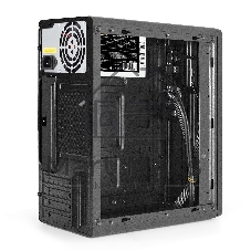 Корпус ExeGate BAA-503U2-AAA350, Mini-Tower, чёрный, 1 x 80/90 мм, БП 350 Вт