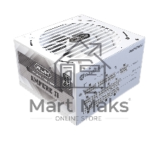 Блок питания RAIJINTEK AMPERE II 850W, 850Вт, 80+ Platinum, 120мм, модульный, белый