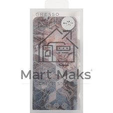 Чехол (клип-кейс) Gresso Meridian, для Honor 50 Lite, золотистый/синий gr17aaae8878