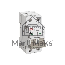 Выключатель автоматический Averes AV-6 2P 25A (C) 6kA