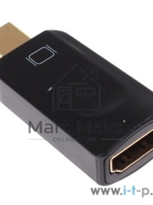 Переходник miniDisplayPort - HDMI, Cablexpert A-mDPM-HDMIF-01, 20M/19F, черный, пакет
