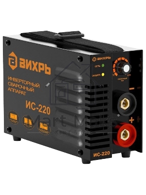 Сварочный аппарат ВИХРЬ ИС-220 65/52160-260в 10-220А инверторный Сварочный аппарат ВИХРЬ ИС-220 65/52160-260в 10-220А инверторный