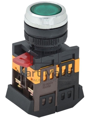 Кнопка ABLFS-22 зел. 1з+1р ИЭК BBT30-ABLFS-K06