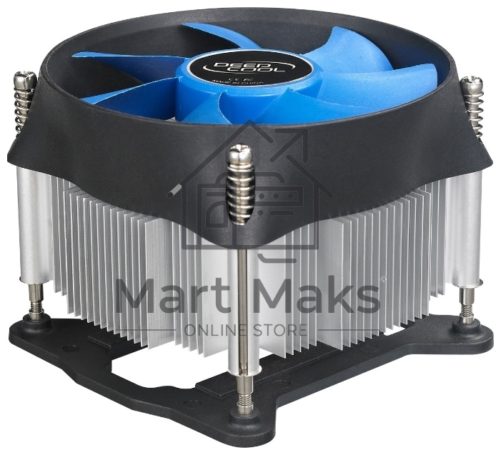 Кулер для процессора DEEPCOOL THETA 31 PWM черный/синий, 92 мм, алюминий/медь, 2400 об/мин, 32.5 дБ, 4 pin, 95 Вт, 60 мм