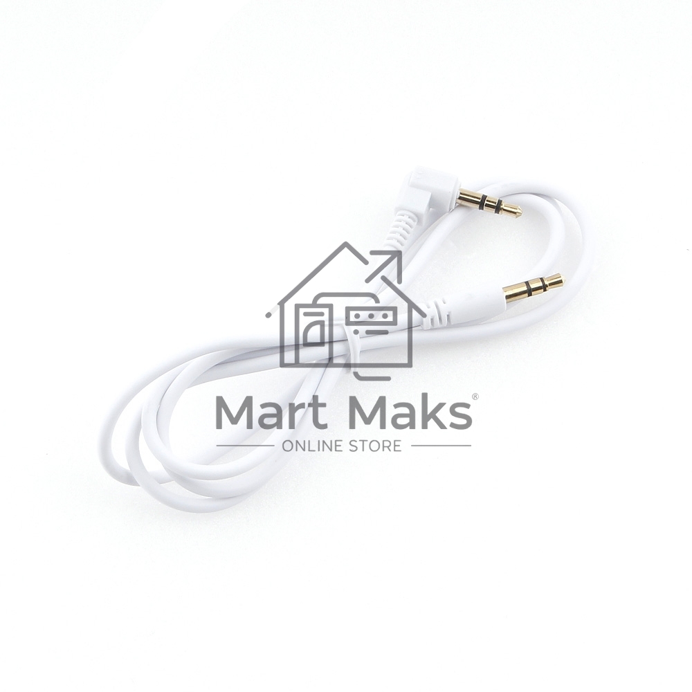 Кабель Cablexpert аудио 90˚ CCAB-01-35MML-1MW, 3.5 Jack (M)/3.5 Jack (M), белый, 1м, блистер